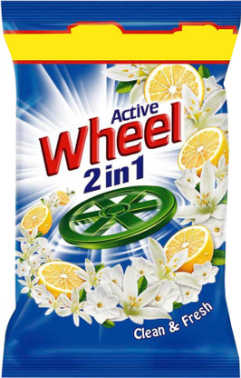 Wheel Active 2 in 1 Blue Detergent Powder 1 kg