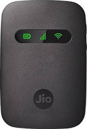 Jio FI 3 4G WIFI ROUTER 30 Mbps 4G Router  (DARK BLACK, NA)