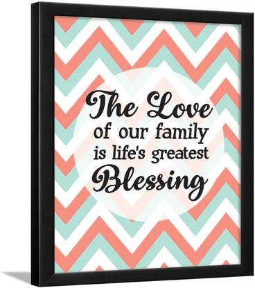Picture Frames With Quotes About Family Family Quote Frame - Family Motivational Quote Frame - Family Quotes Photo Frames For Wall Decoration & Decor - Family Quotes Frames For Bedroom - Family Love Quotes Paper Print - Quotes
