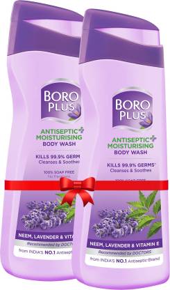 BOROPLUS Antiseptic + Moisturising Body Wash (Neem, Lavander & Vitamin E)
