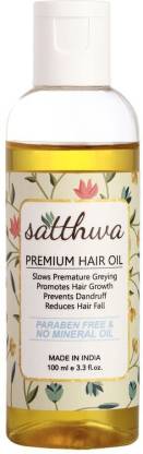 Satthwa Premium Hair Oil for Hair Growth, Hairfall Control And Healthy &  Strong Hair Oil - Price in India, Buy Satthwa Premium Hair Oil for Hair  Growth, Hairfall Control And Healthy &