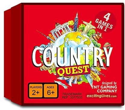 Exciting Lives Country Quest World Knowledge Cards Game