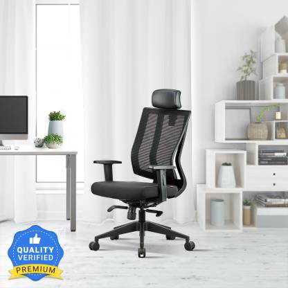 Featherlite Liberate Hb Mesh Fabric, Computer Chair With Adjustable Arms