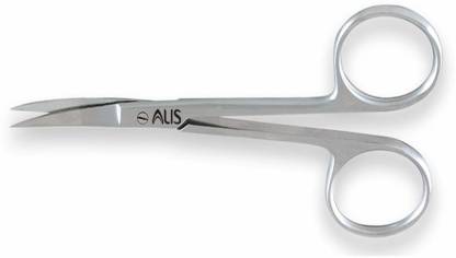  | alis Nose Hair and Eyebrows Hair Cutting Curved Scissor |  Precision for Manicure, Curved Blade| Scissor for Beard, Mustache| For  facial Hair Cutting Scissors - barber