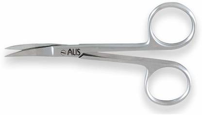 | alis Nose Hair and Eyebrows Hair Cutting Curved Scissor | Precision for Manicure, Curved Blade| Scissor for Beard, Mustache| For facial Hair Cutting Scissors - barber | alis Nose Hair and Eyebrows Hair Cutting Curved Scissor | Precision for Manicure, Curved Blade| Scissor for Beard, Mustache| For facial Hair Cutting Scissors - barber