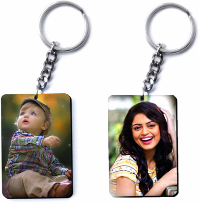 Buy lovelygifts Printed Keychain pack 