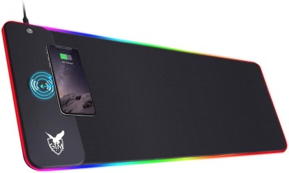 gim 10w wireless charger extended rgb mouse pad