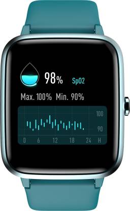 Noise ColorFit Pro 2 Oxy Smartwatch  (Teal Green Strap, Regular)