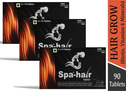 Makers Spa hair fall Control Tablet |Maximum Strength| Healthy & Strong Hair,  Skin &Nails Price in India - Buy Makers Spa hair fall Control Tablet  |Maximum Strength| Healthy & Strong Hair, Skin