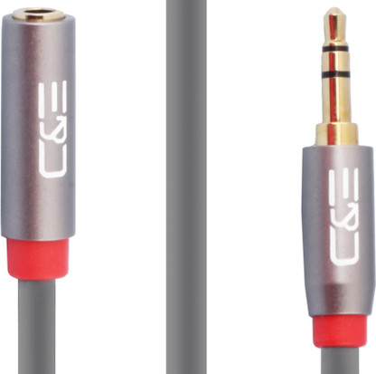 C \u0026 E Aux Cable Male to Female 3.5mm 