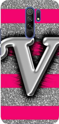 Codxcover Back Cover For Redmi 9 Prime Poco M2 Letter V Name V Alphabet V Word V Codxcover Flipkart Com