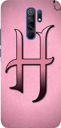 Codxcover Back Cover For Redmi 9 Prime Poco M2 Letter H Name H Alphabet H Word H Codxcover Flipkart Com