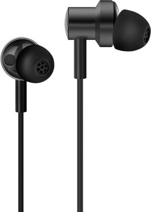 Mi Dual Driver Earphone, 10+8 mm Driver, Magnetic Earbuds, Braided cable Wired Headset