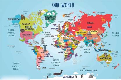 world map high quality