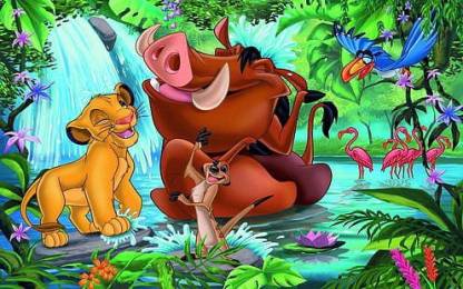 The Lion King Zazu Simba Timon And Pumbaa Cartoons Matte Finish Poster  Paper Print - Animation & Cartoons posters in India - Buy art, film,  design, movie, music, nature and educational paintings/wallpapers