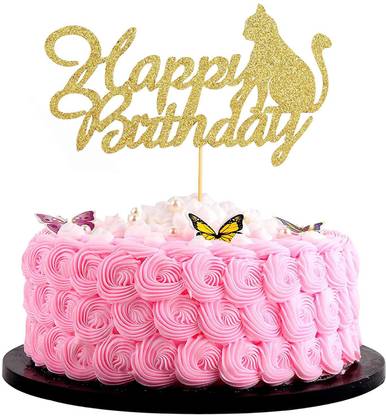 Zyozi Happy Birthday Cake Topper Golden Flash Cat Birthday Party Cake Decoration Cake Topper Price In India Buy Zyozi Happy Birthday Cake Topper Golden Flash Cat Birthday Party Cake Decoration Cake