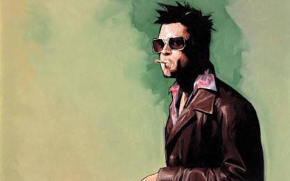 Fight Club Tyler Durden Brad Pitt Matte Finish Poster Paper Print -  Abstract posters in India - Buy art, film, design, movie, music, nature and  educational paintings/wallpapers at 