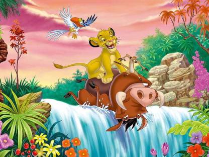 Lion King Movies Team Friendship Adventure The Lion King Character  Illustration Matte Finish Poster Paper Print - Animation & Cartoons posters  in India - Buy art, film, design, movie, music, nature and