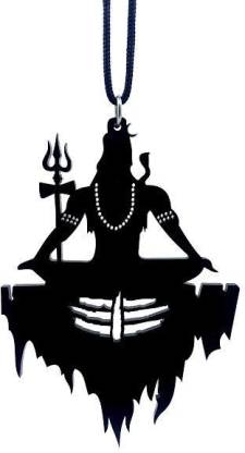 SCProducts Acrylic black Lord Shiva / Mahadev Car Hanging Ornament Price in  India - Buy SCProducts Acrylic black Lord Shiva / Mahadev Car Hanging  Ornament online at 