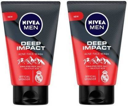 NIVEA DEEP ACNE FACE WASH ROCK SALT Face Wash