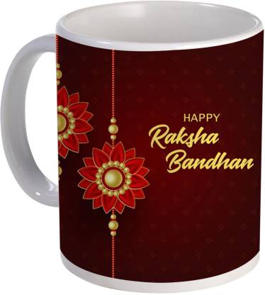 COLOR YARD best happy raksha bandhan rakhi-festival-background-design on  Ceramic Coffee Mug Price in India - Buy COLOR YARD best happy raksha  bandhan rakhi-festival-background-design on Ceramic Coffee Mug online at  