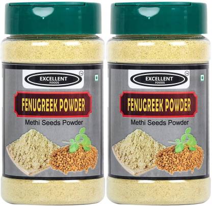 Excellent Foods Pure Fenugreek Seeds Powder / Methi Powder 100g x 2 | For Hair  Growth, Cooking & Herbal Medicine Price in India - Buy Excellent Foods Pure Fenugreek  Seeds Powder /