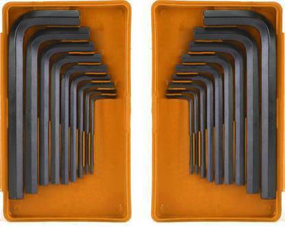 VKR universe Best Quality 18 Pieces Allen Key Wrench L Shape ...