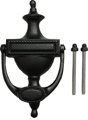 Adonai Hardware Alammelech Black Antique Iron Door Knocker 