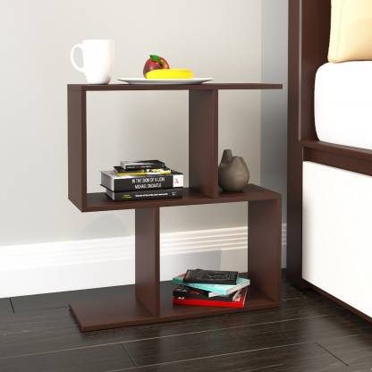 Furnifry Standing S Shape Side Table, Wall Mounted S Shaped Shelves