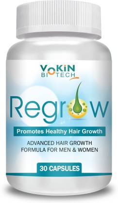 Vokin Biotech Regrow - All Natural Hair Loss Supplement For Advanced  Healthy Hair Growth Price in India - Buy Vokin Biotech Regrow - All Natural  Hair Loss Supplement For Advanced Healthy Hair