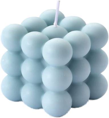 Floryn Decor Scented Bubble Candle, Ocean Breeze Clear Blue Sea Bubble Glass Table Lamp