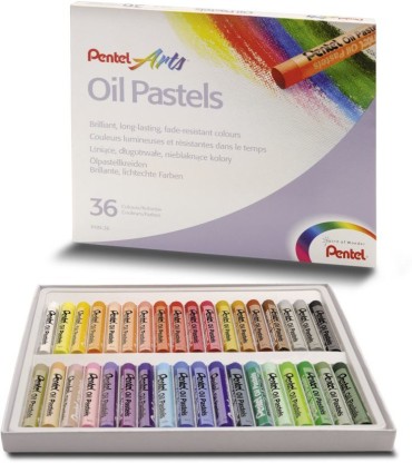 Pack of 48 Pentel Oil Pastel Set Assorted Colours 