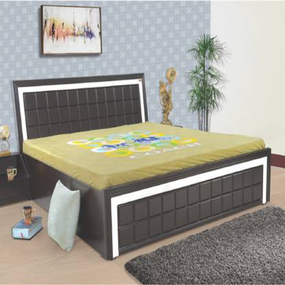 Eltop Wooden Furniture Double Bed With Box Storage Engineered Wood King Hydraulic In India Eltop Wooden Furniture Double Bed With, King Size Coffin Bed