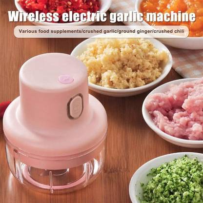 Buy From Best Electric Wireless Mini Garlic Chopper | Portable Mini Food Chopper with USB Charging | Powerful Small Food Processor Masher Blender for Baby Food, Fruits, vegetable, Meat, Nuts & many more Electric Vegetable Chopper (Mini Processor, USB Cable) Electric Vegetable & Fruit Chopper