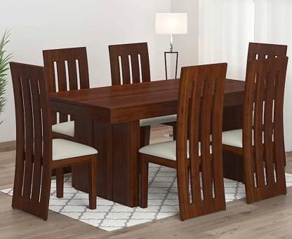 Uk Furniture Solid Wood 6 Seater Dining, Solid Wood Dining Table And Chairs Uk