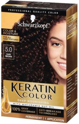 Schwarzkopf Keratin Color Dark Brown Permanent Hair Color , Dark Brown -  Price in India, Buy Schwarzkopf Keratin Color Dark Brown Permanent Hair  Color , Dark Brown Online In India, Reviews, Ratings