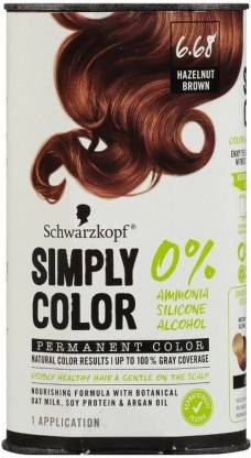 Schwarzkopf Simply Color Permanent Hair Color  Hazelnut Brown ,  Hazelnut Brown - Price in India, Buy Schwarzkopf Simply Color Permanent Hair  Color  Hazelnut Brown , Hazelnut Brown Online In India,