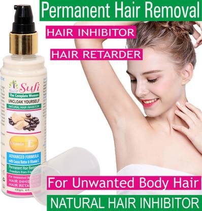 sufi Natural and Permanent Hair Inhibitor Cream Lotion for Reduction of Unwanted Body and Facial Hair sufi Natural and Permanent Hair Inhibitor Cream Lotion for Reduction of Unwanted Body and Facial Hair