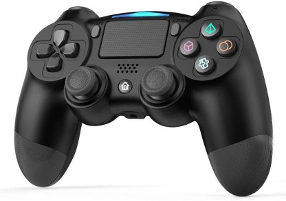 Wireless Game Controller Compatible with PS-4, Remote Joystick Gamepad Compatible with P-S-4 Console with Dual Vibration and Audio Function（rose gold ） 