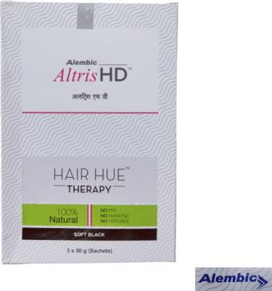 alembik ALTRIS HD HAIR HUE THERAPY , SOFT BLACK 3*50 (SACHET) - Price in  India, Buy alembik ALTRIS HD HAIR HUE THERAPY , SOFT BLACK 3*50 (SACHET)  Online In India, Reviews, Ratings & Features 