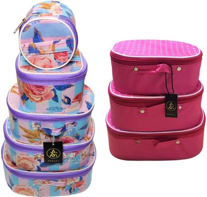 Rasafa Combo Pack Of 8 Supreme Quality Vanity Box Bridal Organizer Cosmetic Box Bangle Box Makeup Kit Vanity Box Price In India Buy Rasafa Combo Pack Of 8 Supreme Quality Vanity