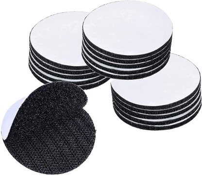 bianco nero velcro per zanzariera fai da te 10 paia chiusura in velcro autoadesivo rotondo 50 x 30 mm tende Defrsk Velcro autoadesivo doppio lato extra forte 8 m lunghezza 20 mm larghezza 