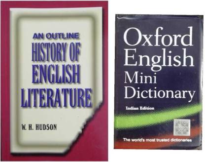 An Outline History Of English Literature & Oxford English Mini Dictionary Book Set 2020 English