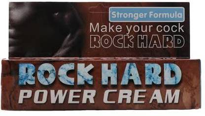 Rock hard penis cream
