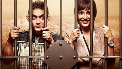 Funny Aamir Khan And Anushka Sharma Matte Finish Poster Paper Print -  Movies posters in India - Buy art, film, design, movie, music, nature and  educational paintings/wallpapers at 