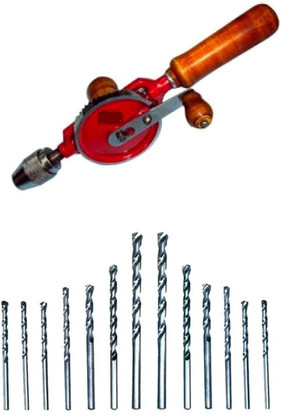 HUSAMI Hand Drill Machine 1/4 With Free 