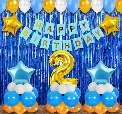 2 years baby birthday decoration