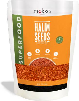 MOKSA Halim Seeds - Garden Cress Seeds - Aliv Seeds 100% Organic Immunity  Booster Super Food Protein Rich Helps in Hair Growth & Weight Loss 900g Garden  Cress Seeds Price in India -