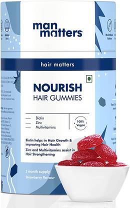 Man Matters NOURISH Hair Gummies With 5000mcg Biotin For Hair Price in India - Buy Man Matters NOURISH Hair Gummies With 5000mcg Biotin For Hair online at Man Matters NOURISH Hair Gummies With 5000mcg Biotin For Hair Price in India - Buy Man Matters NOURISH Hair Gummies With 5000mcg Biotin For Hair online at