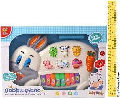 Rls Solutions Rabbits Musical Piano with 3 Modes Animal Sounds, Flashing  Lights & Wonderful Music - Rabbits Musical Piano with 3 Modes Animal Sounds,  Flashing Lights & Wonderful Music . Buy Rabbit